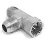 Instelbare T-adapter JIC 3/4&quot; 16h UNF (L-uitvoering)